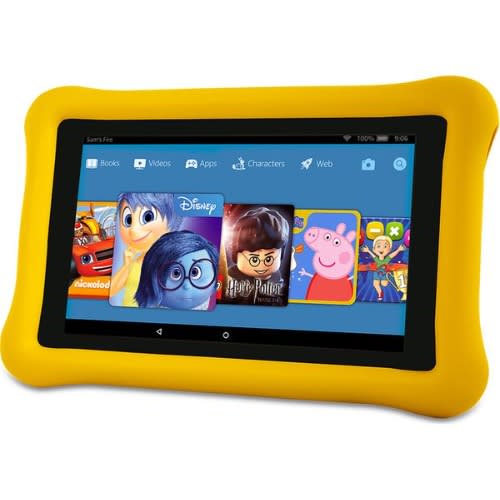 Amazon Fire 7 Kids Edition - 16GB ROM + 1GB RAM - Yellow.