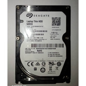 Seagate 500gb Seagate Hard Drive For Laptop-internal 6455801