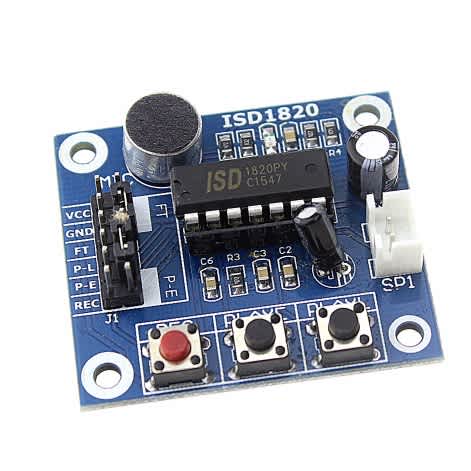 ISD1820 Sound Recording Module Loudspeaker and microphone Included ...