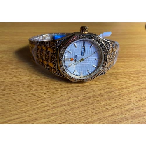 Men s Square Edge Luxury Gold Wrist Watch Konga Online Shopping