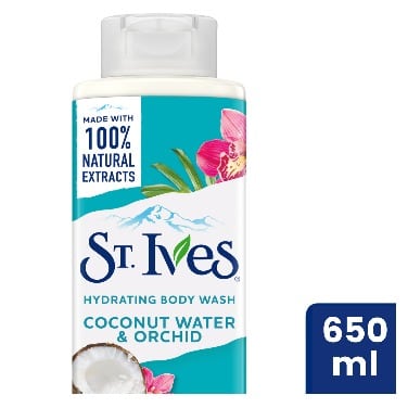 Hydrating Body Wash Coconut Water And Orchid Made With Plant Based Cleansers - 650ml.