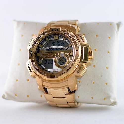Joefox Multi Functional Digital Analogue LED Wristwatch Gold Konga Online Shopping