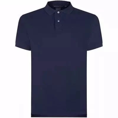 Men's Polo Shirt -navy  Blue.