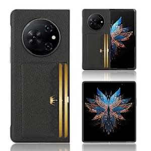 For Tecno Phantom V Fold Mobile Case Fashion Card Slot Leather Cover