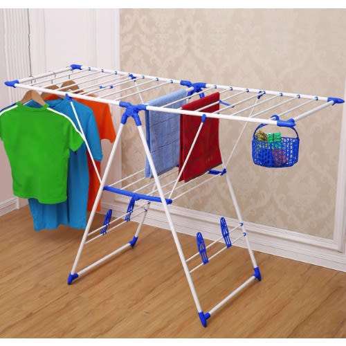 Baby Clothes Drying Stand CROSSLINE Plastic Foldable Cloth Drying