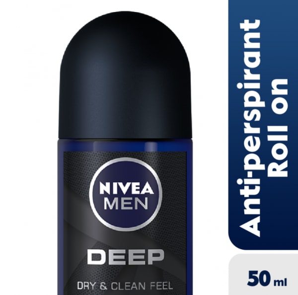 Deep Antiperspirant Roll-on For Men - 72h - 50ml - Pack Of 2.
