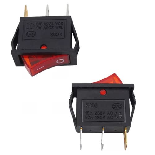 Kcd3-101-3p Rocker Switch - On Off 3-pin 2-position - 10pcs | Konga ...