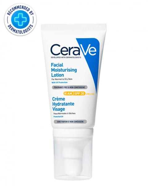 Facial Moisturizing Lotion For Normal To Dry Skin W/ 3 Ceramides, Niacinamide & Hyaluronic Acid 52ml.