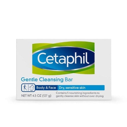 Cetaphil Gentle Cleansing Face & Body Bar Soap - 127g.