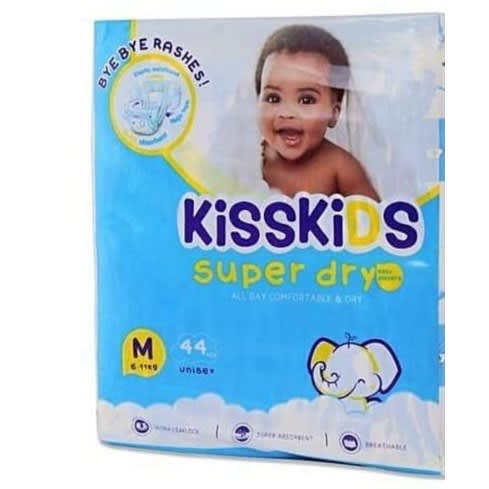 Kiss Kids Super Dry Diaper - 100 Pieces - Size 3.
