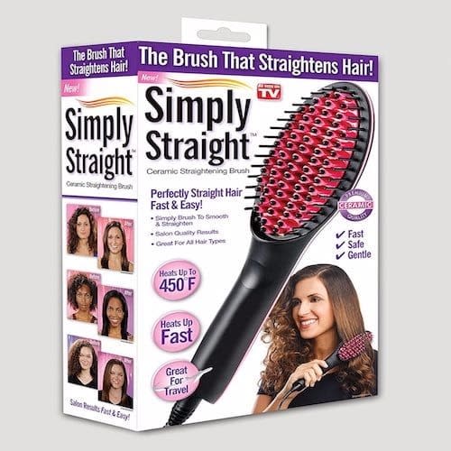 Simply straight hair brush outlet