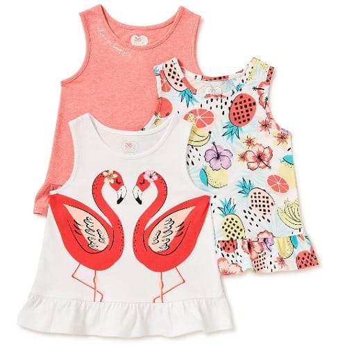 Garanimals 365 Kids Girls Summer Multi Pack Tank Top - 3 Packs | Konga ...