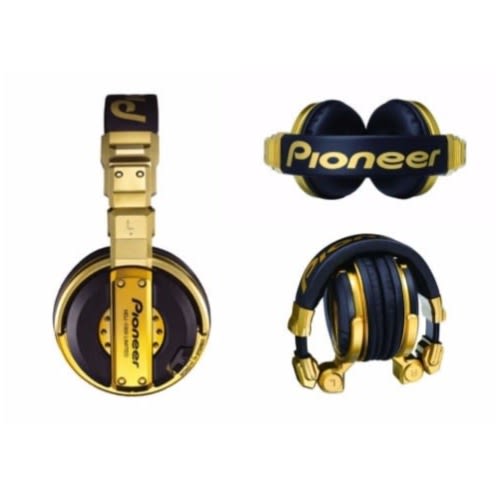 Pioneer dj headphones gold best sale