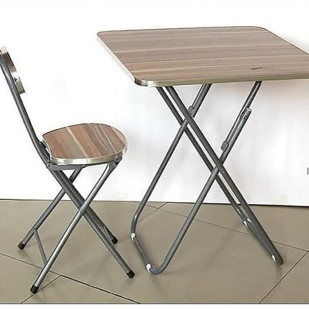 Wooden Foldable Reading Table with Two Chairs Konga Online Shopping