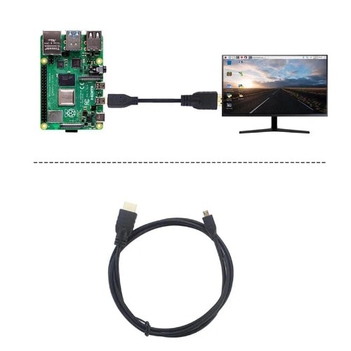 Raspberry Pi Micro-HDMI To HDMI Cable | 6471728 | Konga Online Shopping