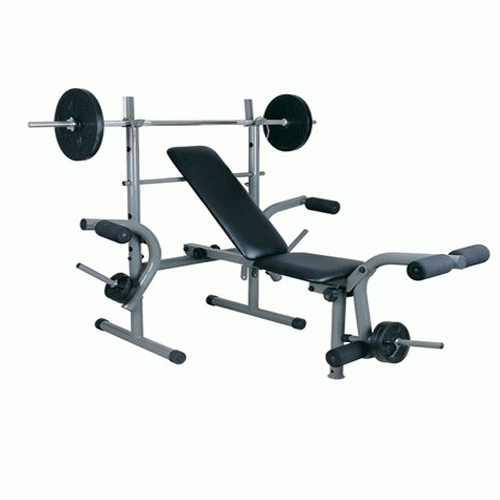 Multifunctional Weight Lifting Bench with 50KG Weight and Bar Set Konga Online Shopping