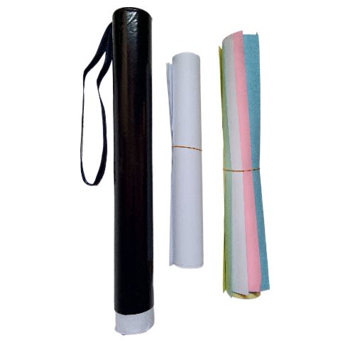 Art & Drawing Storage Paper Tube - A2 Paper - 5 sheets + Cardboard ...