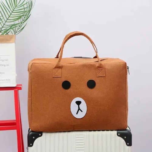 Travel Hand Bag - Brown.