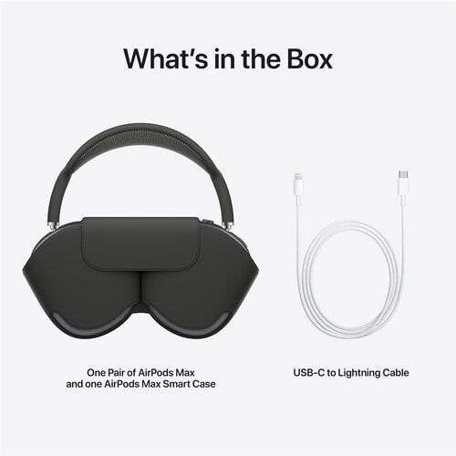 AirPods Max Wireless Over-Ear Headphones - Space Gray.