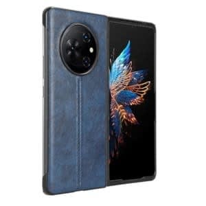 Leather Protective Folding Mobile Phone Case For Tecno Phantom V Fold - Black