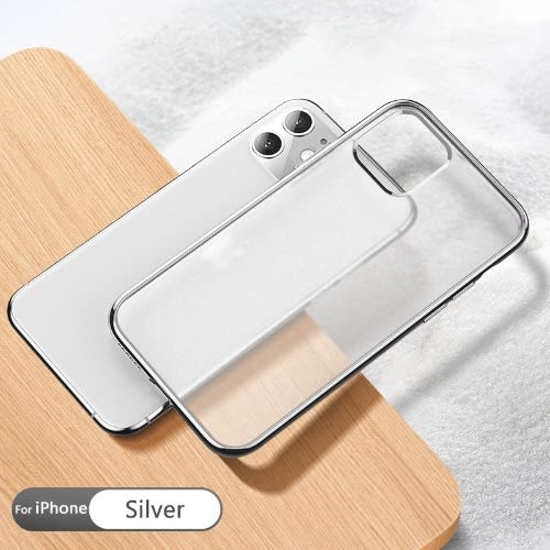Slim Clear Phone Pouch For iPhone 11 Pro Max Silver Konga Online Shopping