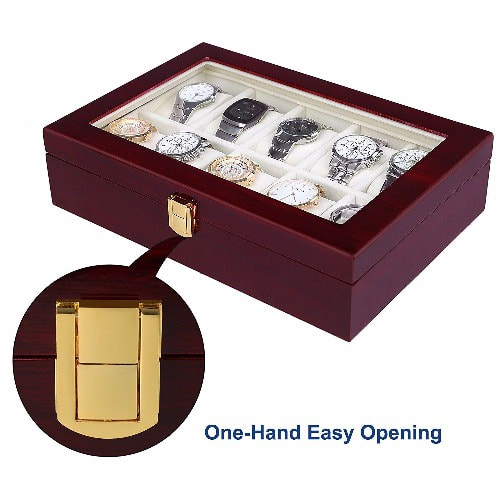 Wrist Watch Storage Leather Box 10 Slots Konga Online Shopping