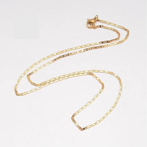 3mm Unisex Mariner Steel Necklace.
