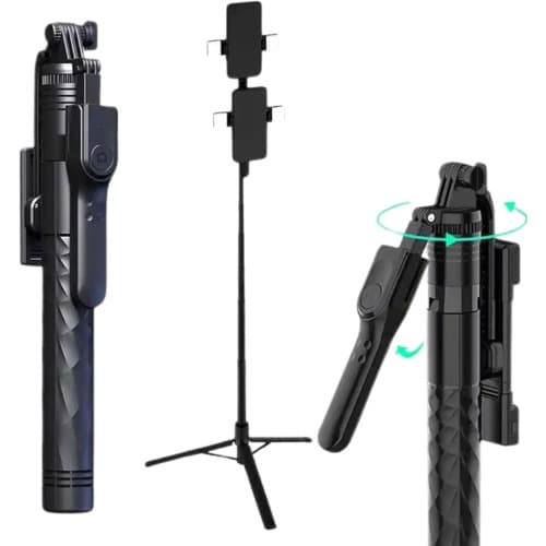K28 Long Selfie Stick Tripod Stand With Bluetooth Remote 6676766