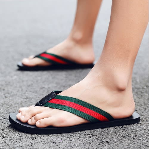 Male slippers best sale