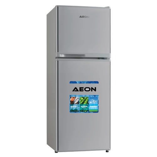 Aeon 140l Double Door Grey Refrigerator J023100034- Art138g.