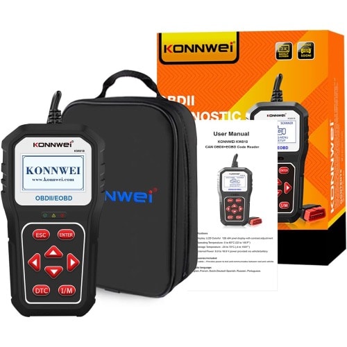 Konnwei KW818 Auto Scan OBD2 Diagnostic Tool Car Scanner Clear Codes ...