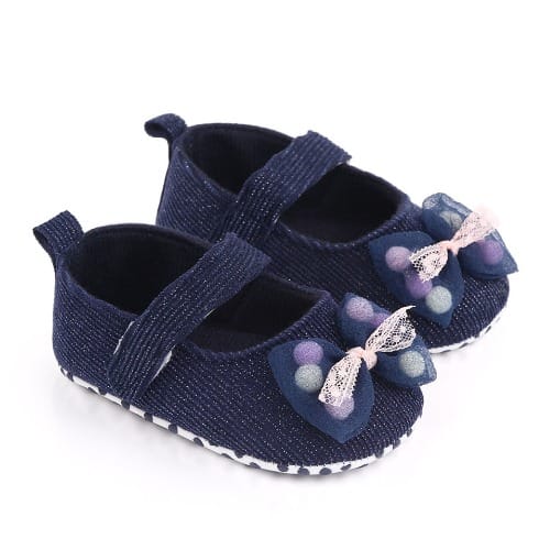 AWW Bow Girl Baby Shoes - Blue | 6331453 | Konga Online Shopping