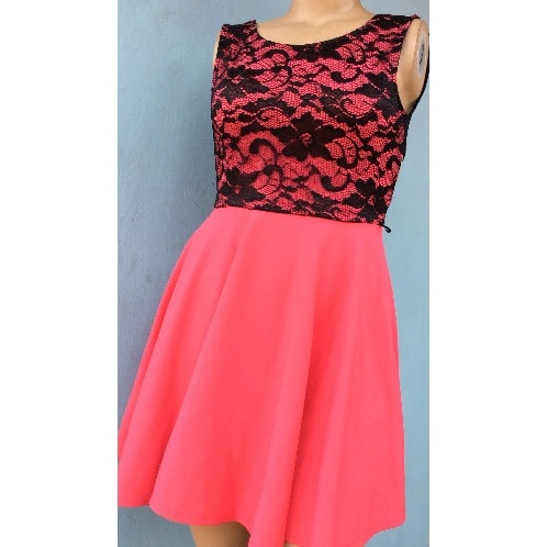 strappy crochet lace skater midi dress Blue Multi Crochet Lace Ruffle Midi Dress