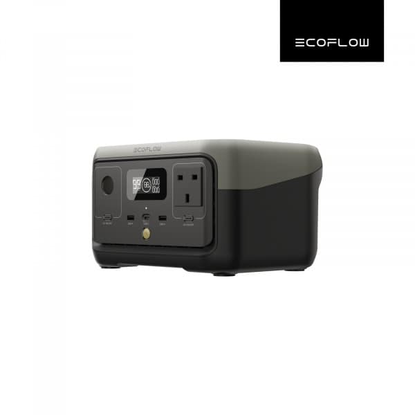 ECOFLOW Portable Power Station RIVER 2, 256Wh LiFeP04 BatteryFor Outdoor Camping.
