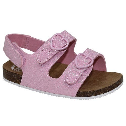 Wonder Nation Infant Baby Girl s Two Buckle Back Strap Sandals White Konga Online Shopping