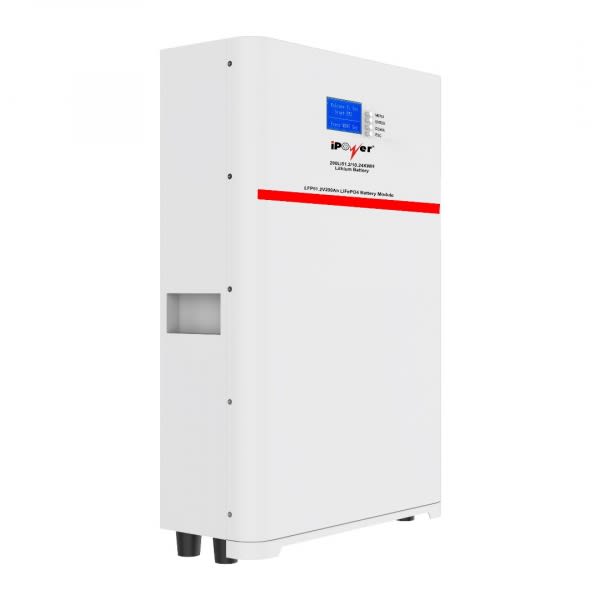 Ipower Wall Mounted 5.12 kwh 25.6v Lifepo4 Iron Lithium Battery (ZNX-ITEM-004088).