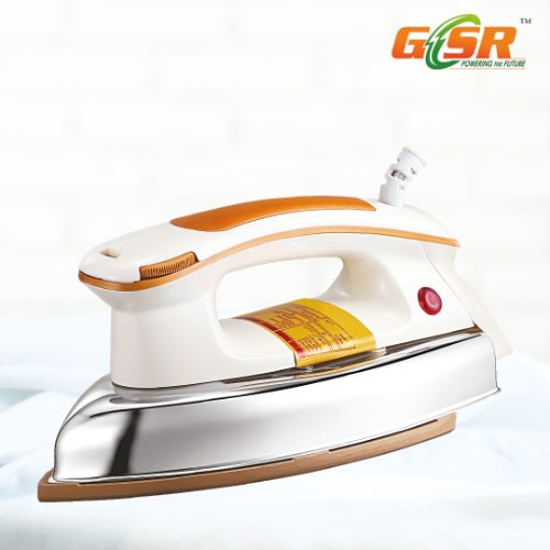 Prime Heavy Weight Electric Iron - Brown.