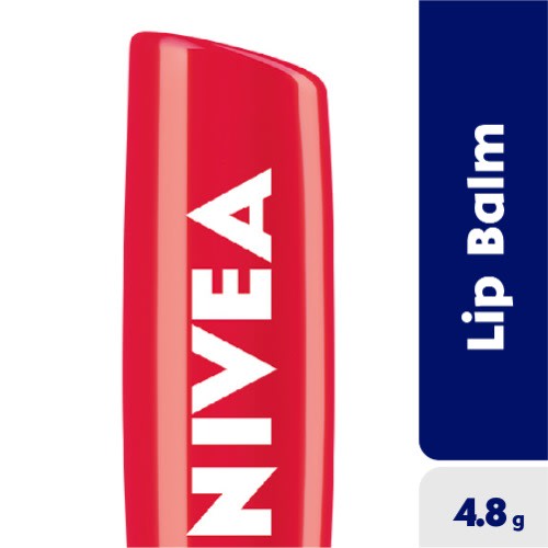Nivea Strawberry Shine Lip Balm For Women - 4.8g.
