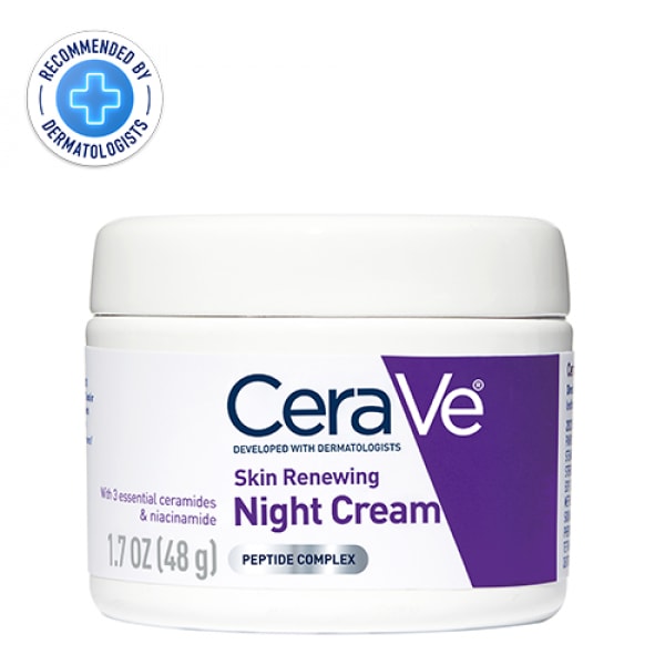 Cerave Skin Renewing Night Cream With Ceramide & Peptide Complex 48g.