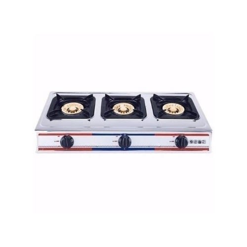 Eurosonic 3 Burner Stainless Steel Gas Cooker Konga Online Shopping