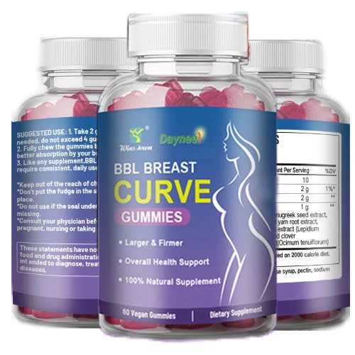 Daynee Bbl Breast Curve Gummies - 60 Gummies.