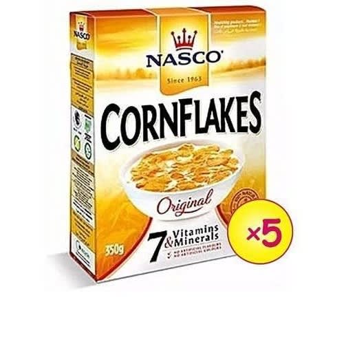 Nasco Cornflakes 350g X 5 Packs.