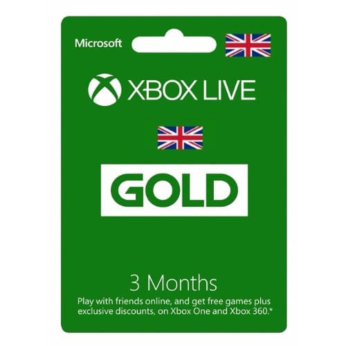 Xbox Live 3 Months Gold UK Membership Xbox One 360 Konga Online Shopping