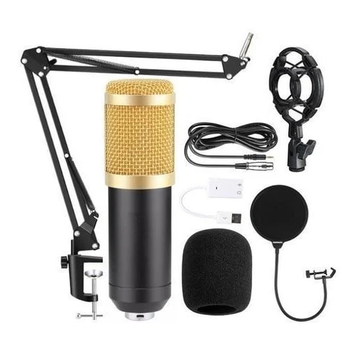 Bm 800 Professional Studio Audio Condenser Microphone -3.5mm Wired ...