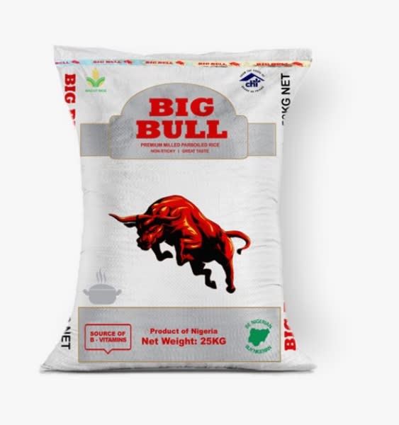 Big Bull Rice - 25kg.