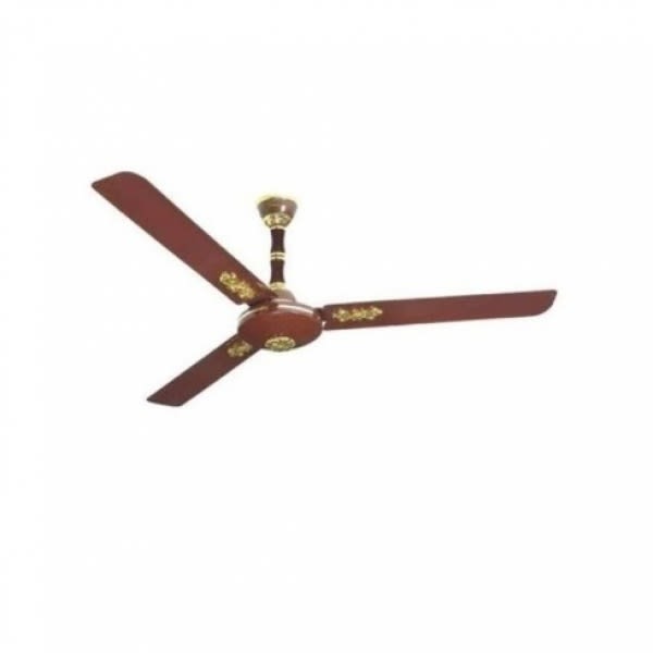 QASA 56" Power Ceiling Fan - Brown.