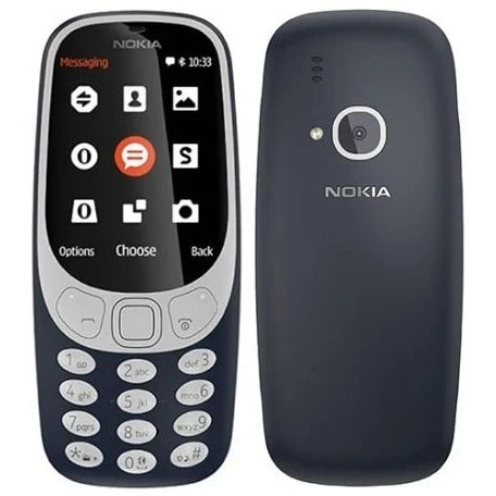 3310 - Dual Sim - 2.4" - Camera - Torch - Fm Radio Phone - 1200mah - Dark Blue.