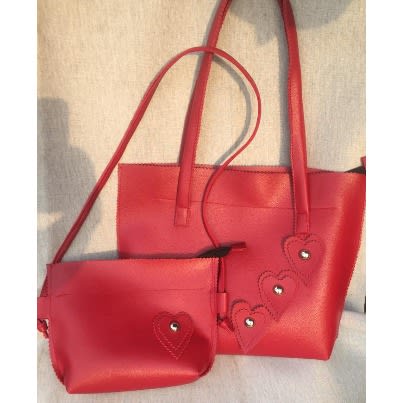 BBC Hand Bag Set Of 2 Red Konga Online Shopping
