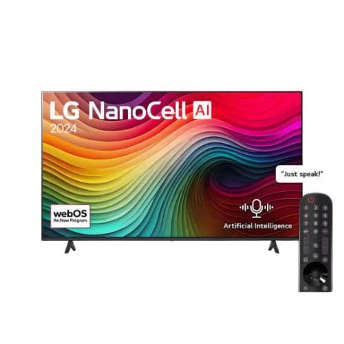 LG 65" Nano, Smart, 3 Hdmi, 2 Usb, Magic Remote, Satellite Nano80t6a.