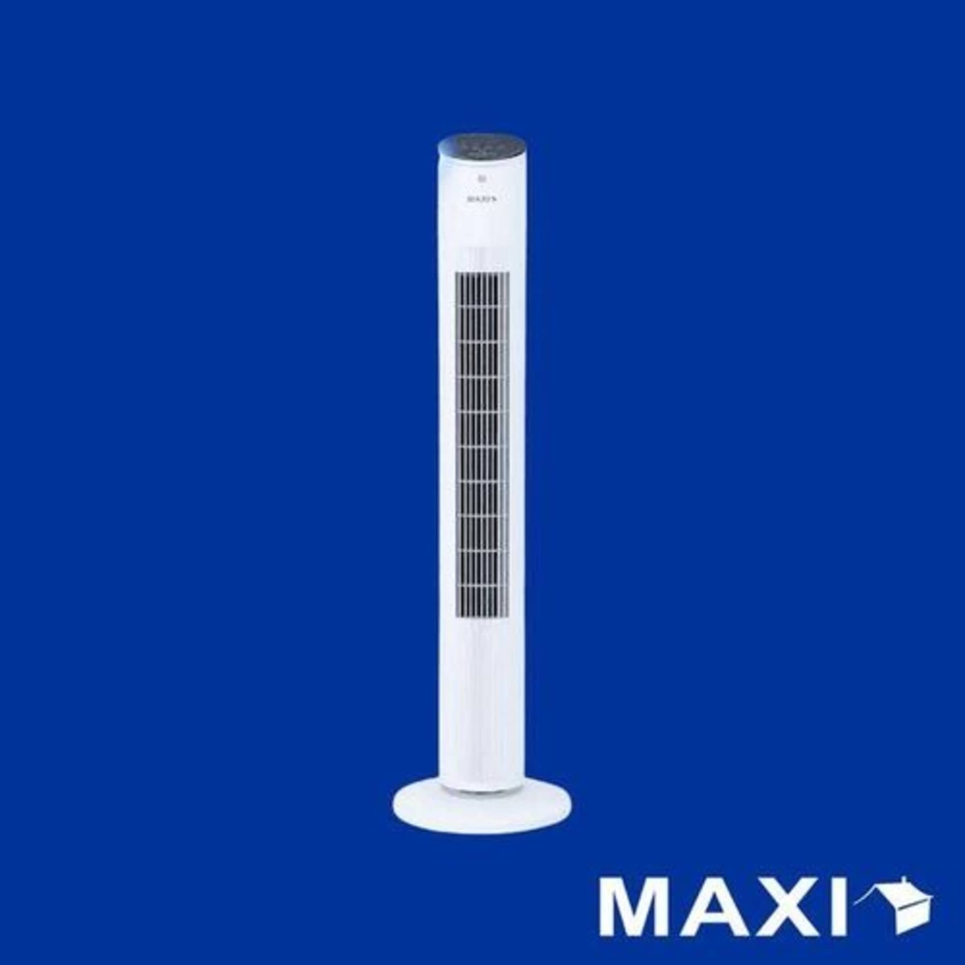Maxi I 40” Standard Maxi  Oscillating Tower Fan With Remote Control-40w